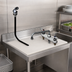 Thumbnail image #3 for T&S Brass B-1172-01 Workboard Mixing Faucet with 12-Inch Swing Nozzle and Side Spray