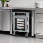 Thumbnail image #4 for Metro HotBlox™ HBCN4-AC-UC 4-Pan Undercounter Heated Holding Cabinet with Clear Door, Analog Controls, 120V