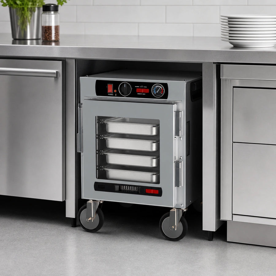 Narrow 4-Pan Capacity