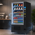 Thumbnail image #3 for KoolMore 60-Slot Refrigerated Snack Vending Machine with Card, Coin, and Bill Acceptance, Black
