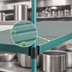 Thumbnail image #3 for QuadPlus Solid Polymer Shelf Mat with Quad-Adjust Wire Frame, 36 x 24 Inches, Green