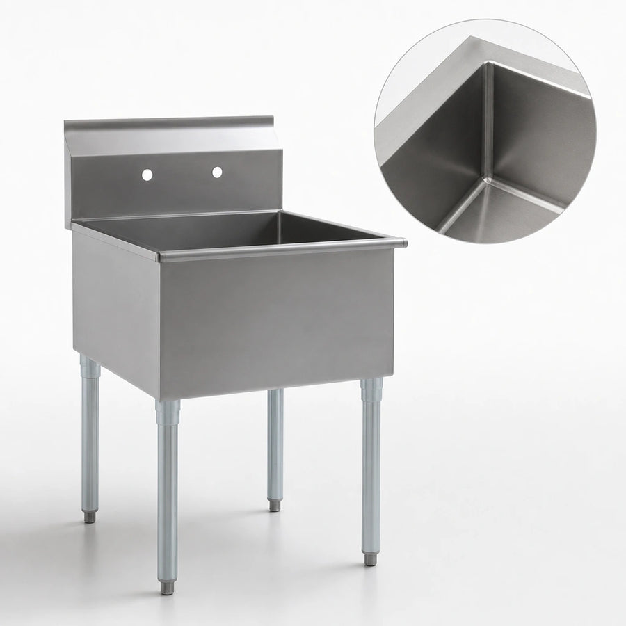 One-Compartment Square Corner Construction
