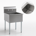 Thumbnail image #3 for Eagle Group One-Compartment Utility Sink with 8