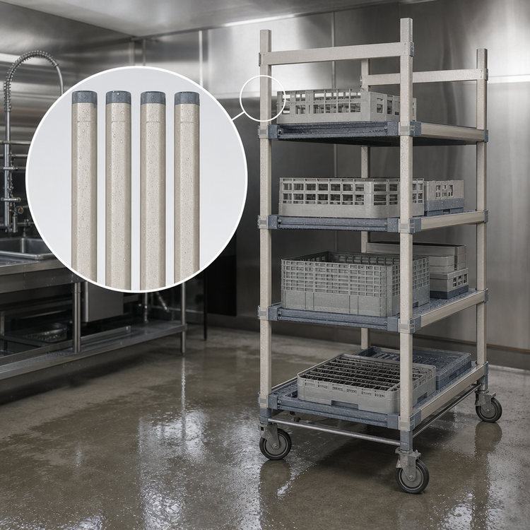 Product image #3 for MetroMax Top-Track 21-Inch Mobile Unit Kit for Wet or Corrosive Areas