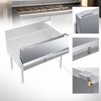 Thumbnail image #3 for Krowne Royal Series KR-SC42 Speed Rail Locking Cover, Single, 42-Inch, Stainless Steel