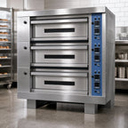 Thumbnail image #3 for American Baking Systems ABSEDO-383 Three-Deck, Nine-Pan Electric Deck Oven