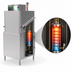 Thumbnail image #3 for Champion DH-3000 Single-Rack High-Temperature Door-Type Dishwasher with 40°/70°F Rise Electric Booster, 60 Racks/Hour