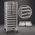 Thumbnail image #3 for Channel Manufacturing Standard Series Aluminum 12 x 20 Steam Table Pan Rack