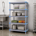 Thumbnail image #3 for Millenia 48-Inch x 24-Inch x 62-Inch Polymer Stationary Starter Shelving Unit with 4 Shelves