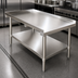 Thumbnail image #3 for Premium Stainless Steel Equipment Stand with Adjustable Undershelf, 72-1/2-Inch W x 30-Inch D x 24-Inch H