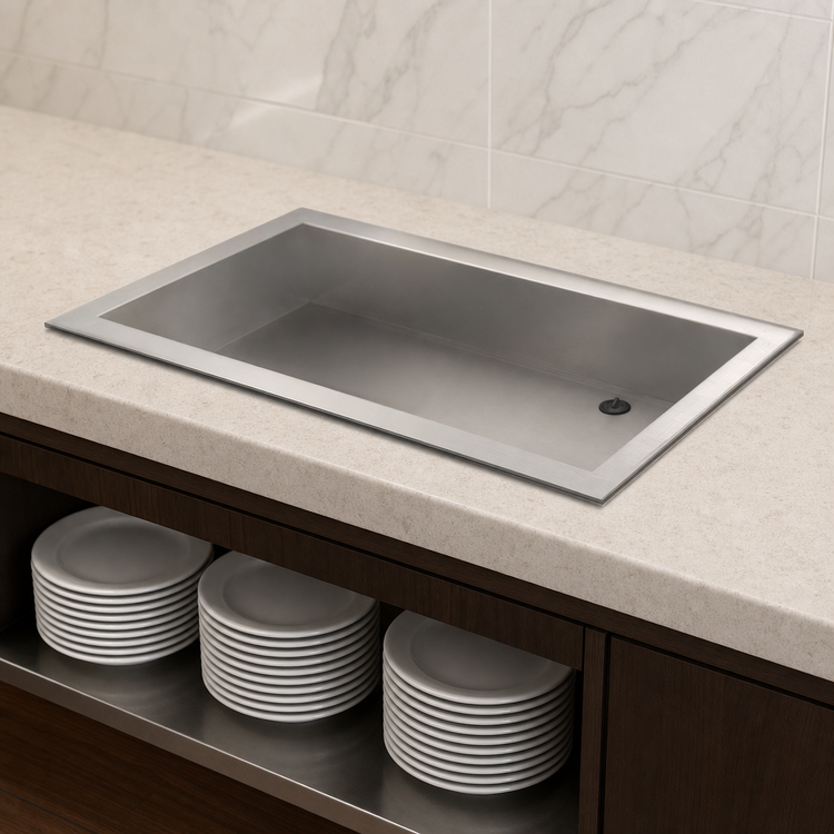 Product image #3 for Vollrath 36505240 5-Pan Electric Bain Marie Hot Drop-In Hot Well