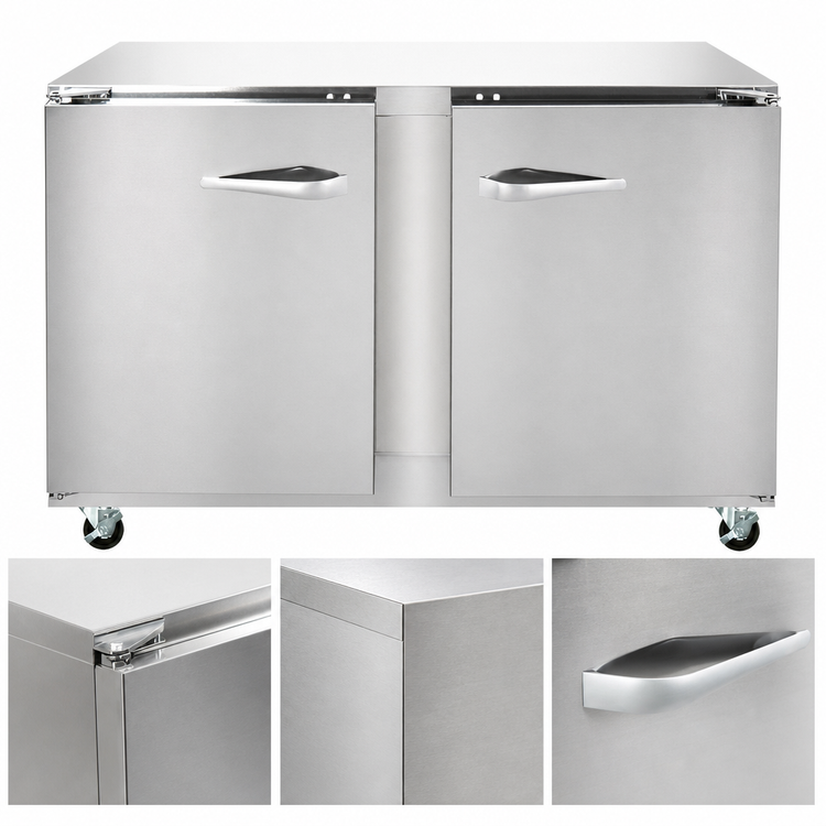 Product image #3 for Traulsen Dealer's Choice ULT48-LL 48-Inch Two-Section Undercounter Freezer with Solid Left/Left Hinging