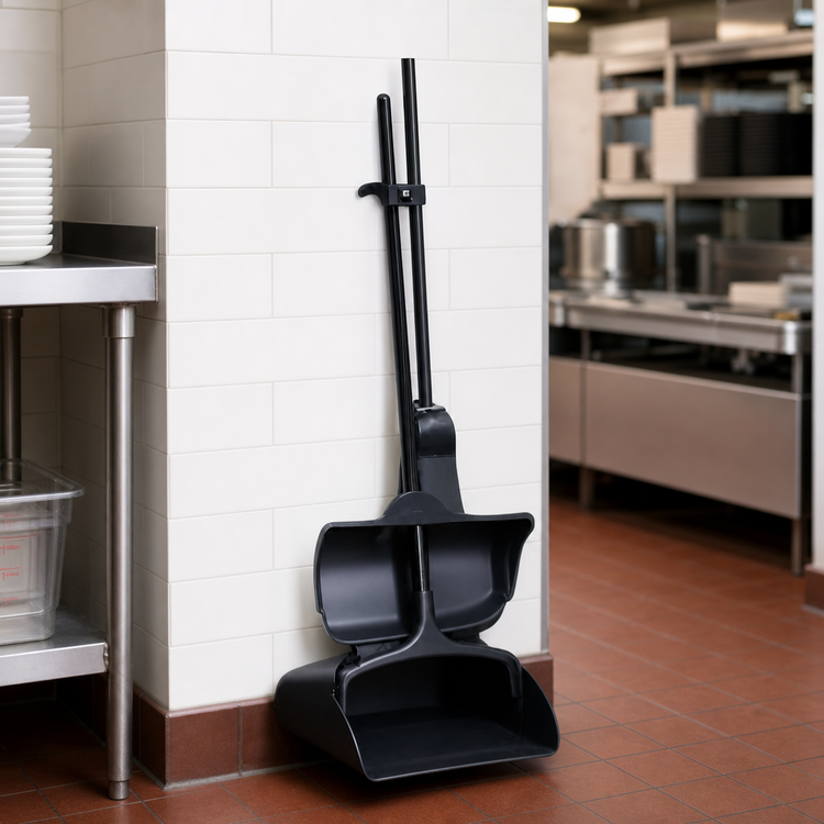 Product image #3 for Lobby Pro Upright Dust Pan Hanger Bracket, Black, 4 x 1-1/4 x 1-1/4 Inches