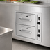 Thumbnail image #3 for RedHots Built-In Stainless Steel 2-Drawer Warming Drawer, Holds (2) 12 in. x 20 in. x 6 in. Pans