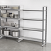 Thumbnail image #3 for Cambro Camshelving Elements XTRA 4-Tier Stationary Add-On Polymer Shelving Unit, 18 x 42 x 72 in., Vented, Speckled Gray