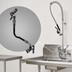 Thumbnail image #3 for T&S Brass Washdown Hose Unit Add-On Pre-Rinse Faucet with 68-Inch Flexible Hose and 0.65 GPM Spray Valve