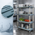 Thumbnail image #3 for MetroMax 4 4-Shelf Open Grid Polymer Starter Shelving Unit, 36