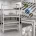 Thumbnail image #4 for Cambro Camshelving Premium 5-Tier Vented Stationary Starter Polymer Shelving Unit, 21-Inch Deep x 30-Inch Long x 64-Inch High, Speckled Gray