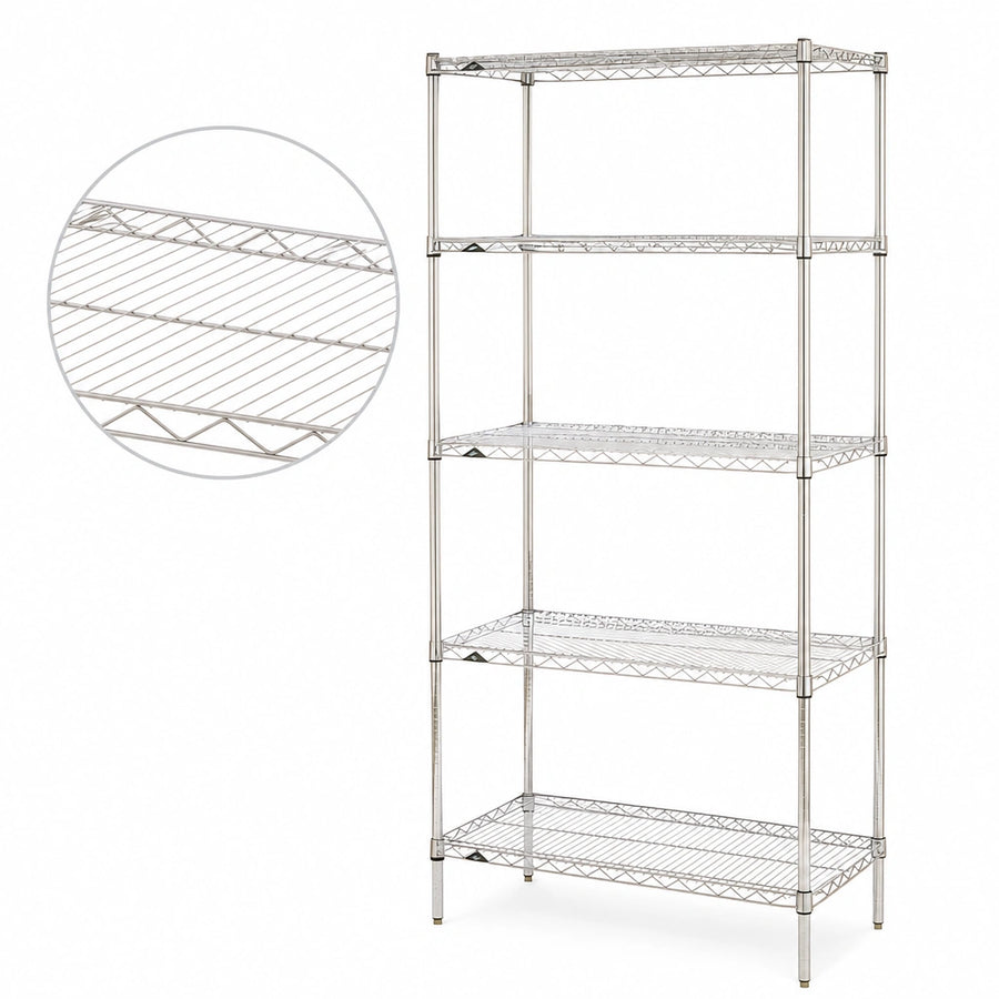 Five Wire Shelves