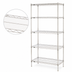 Thumbnail image #3 for Metro Super Erecta 5-Shelf Wire Shelving Starter Unit, 30W x 24D x 74H, Super Erecta Brite Finish