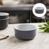Thumbnail image #3 for American Metalcraft 5 oz Graphite Round Melamine Bowl