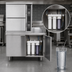 Thumbnail image #3 for Crown SCX-10-24 Two-Compartment Steam Coil Convection Steamer with 24