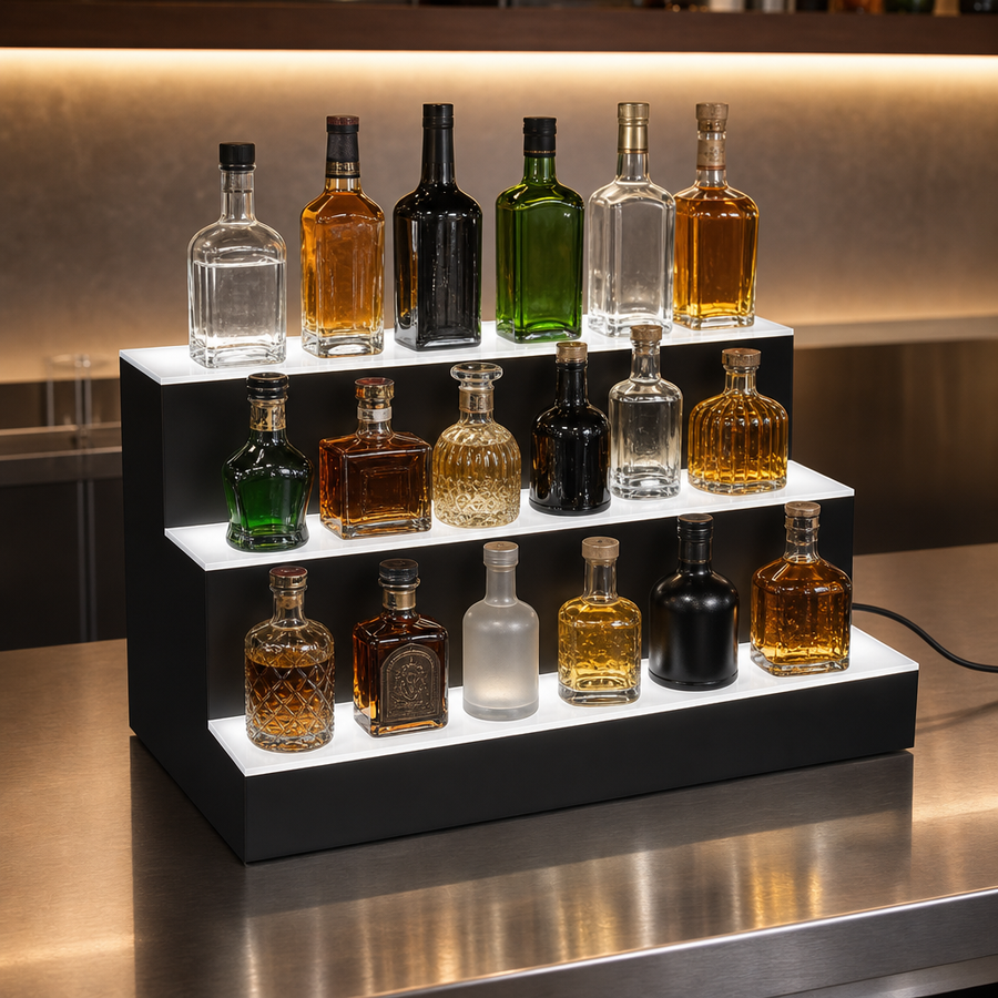 3-Tier Bottle Display