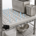 Thumbnail image #3 for Metro Super Erecta 30 Inch x 21 Inch Louvered/Embossed Stainless Steel Shelf with Raised Ship's Edge