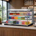 Thumbnail image #4 for Turbo Air 59-7/8 Inch Drop-In Horizontal Open Refrigerated Display Case, 19.3 Cu. Ft., Stainless Steel