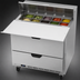 Thumbnail image #4 for Beverage Air Sandwich Top Refrigerated Prep Table with 2 Drawers, 36-Inch Wide, 10.01 Cu. Ft.