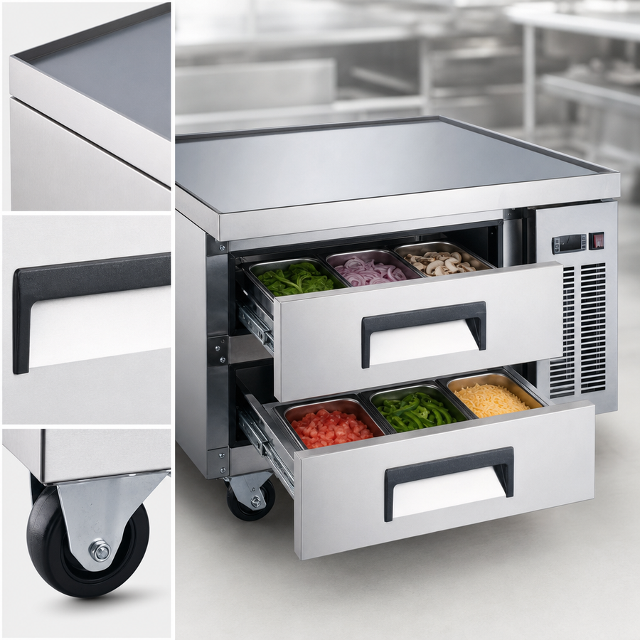 Two Refrigerated Drawers