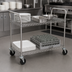Thumbnail image #3 for Metro Super Erecta SP Heavy Duty 2-Shelf Wire Utility Bus Cart, 60 x 24 x 39 Inches