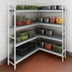 Thumbnail image #3 for Fermostock 4-Tier Corner Expansion Polymer Shelving Unit, 64