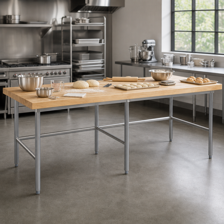 Product image #3 for John Boos Baker's Table Frame for 144 x 60 Inch Top