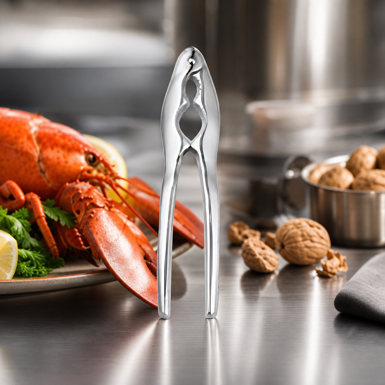 Product image #3 for American Metalcraft Chrome-Plated Forged Steel Lobster/Nut Cracker, 6-3/8-Inch