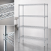 Thumbnail image #3 for Eagle Group 4-Tier Chrome-Plated Wire Shelving Starter Unit, 60W x 21D x 63H