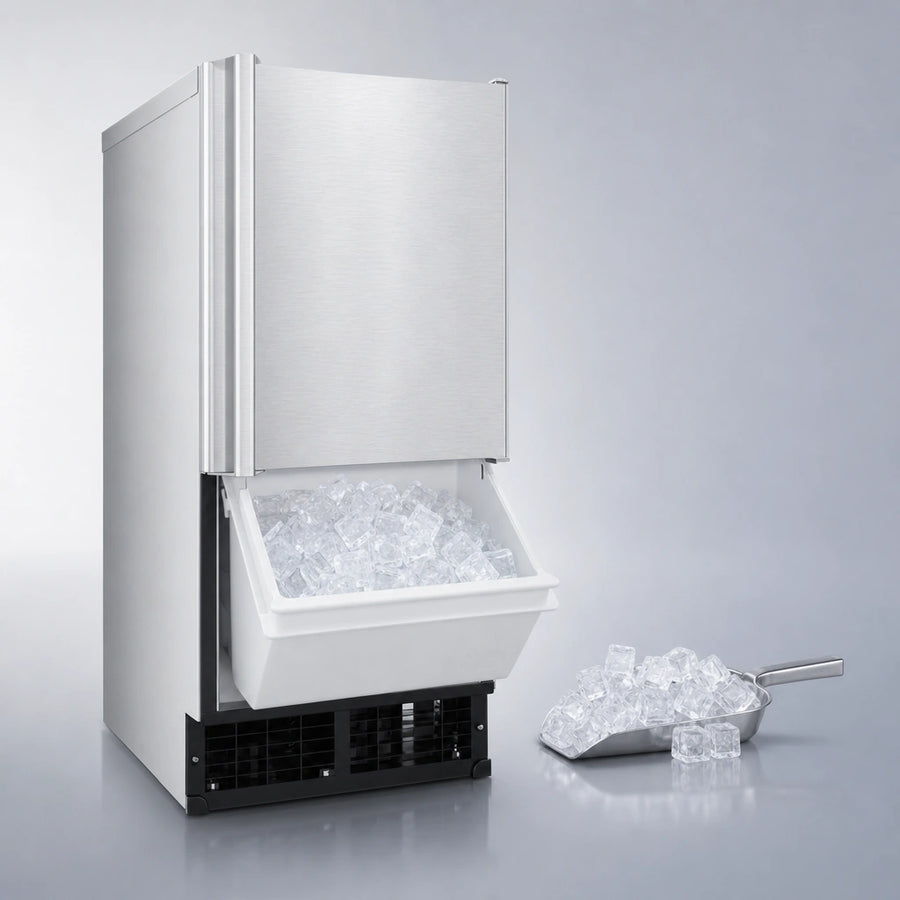 Self-Contained Ice Maker with Bin