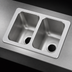 Thumbnail image #3 for Vollrath Two-Compartment Drop-In Sink, 25 x 17 Inch, 20-Gauge 304 Stainless Steel, Self-Rimming