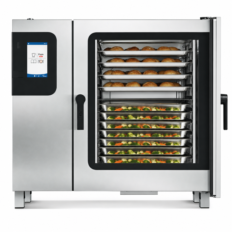 Product image #3 for Convotherm K12 Maxx Pro 10.20EB-N DD Electric Full-Size Combi Oven/Steamer School Package