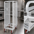 Thumbnail image #3 for Heavy-Duty Aluminum Channel Slide Bun Pan Rack, End Load, 39-Pan Capacity