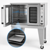 Thumbnail image #3 for Southbend Platinum Single Deck Bakery-Depth Electric Convection Oven, 11 kW, Ventless