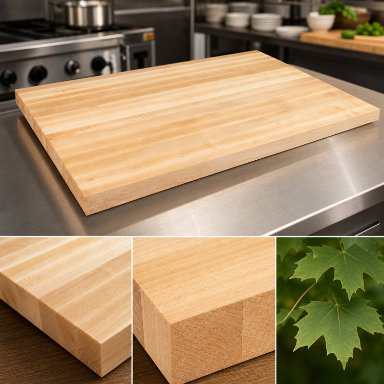 Product image #3 for John Boos Boos Block Edge Grain Maple Kitchen Countertop, 48 x 36 x 1-1/2 Inch, Penetrating Oil Finish