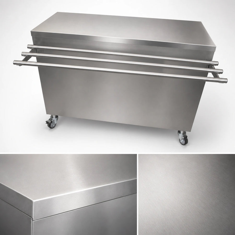 14-Gauge Stainless Steel Top