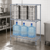 Thumbnail image #3 for Quantum Tank and Beverage Container Two-Tier Wire Dunnage Rack, Modular, 30 x 24 x 54 Inches, Gray Epoxy Antimicrobial Finish