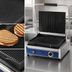 Thumbnail image #3 for Globe GPG1410 Commercial Countertop Panini Grill, 14 x 10-Inch Grooved Cast Iron Plates