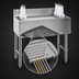 Thumbnail image #3 for Advance Tabco Underbar Basics 30-Inch Stainless Steel Cocktail Unit with 12-Inch Deep Ice Bin and 7-Circuit Cold Plate