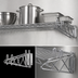 Thumbnail image #3 for Advance Tabco Special Value Series 18-Inch Heavy Duty Chrome Plated Double Mount Wire Shelving Wall Bracket