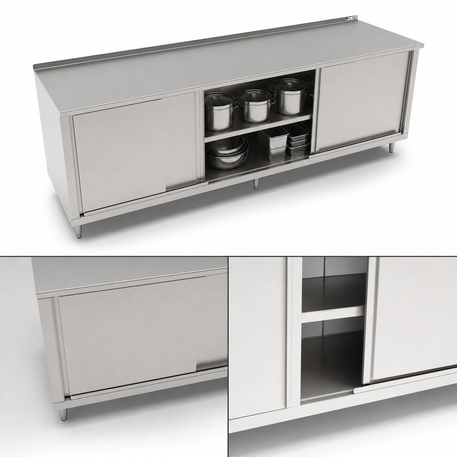 Cabinet Base with Sliding Doors