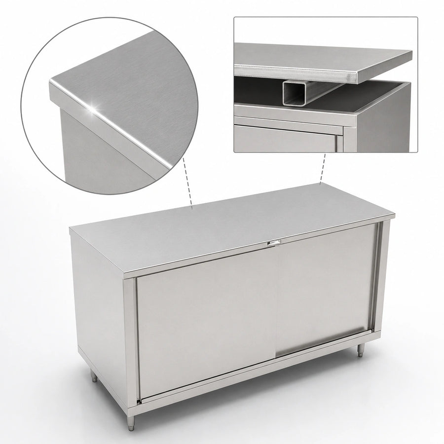 Reinforced Stainless Steel Top