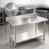 Thumbnail image #3 for Eagle Spec-Master Marine Series Stainless Steel Work Table with 4-1/2 Inch Backsplash, 72 x 36 Inches